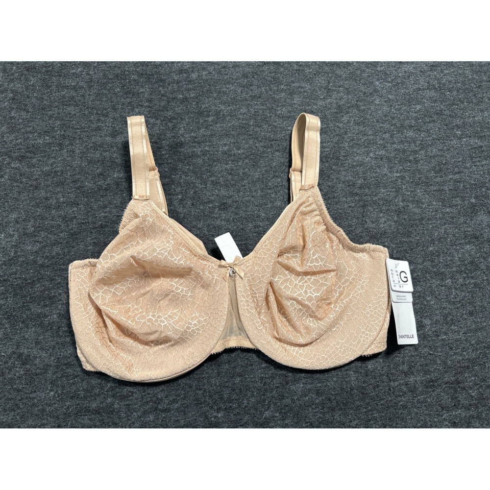 Chantelle Magnifique Minimizer Bra Women 38DDDD Nude NEW Unlined Lace C18910